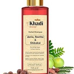 KHADI Omorose Herbal Amla and Reetha & Shikakai Shampoo,210ml-28
