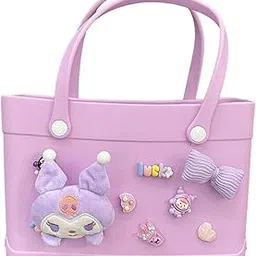velura Womens Beach Bag Lightweight Creative Beach Handbag for Summer Boat Shopping Purple|1 Beach Hole (includes ch)|Women's Handbags & Bags| Womens Handbags & Bags|Clothing, Shoes & Accessories-picture-30