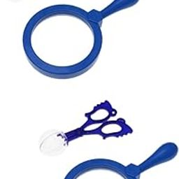 Healeved 2pcs Glass Portable Boys and Girls Detective Toy Catcher Clamp for Outdoor Exploration Handheld Viewer Encourages Nature Observation Skills-25