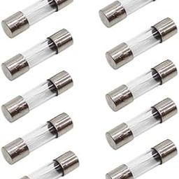 ElectroSys 6A Fast Blow Glass Fuse Carrier – 250V 6A Fuse | for Extension Boards, Plug Tops, Power Supply, PC, Junction Box, DIY Safety Projects – Easy to Replace | Pack of 10 Pieces-16