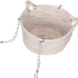 MERISHOPP® Small Pet Hammock All Seasons Rat Sleeping Nest for Chinchilla Gerbil Parrot Rainbow White|Pet Supplies | Small Animal Supplies | Beds Hammocks & Nesters-image-21