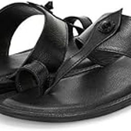 Genuine Leather Kolhapuri Chappals for Men| Handmade Slippers for Traditional and Casual Occasions | Stylish, Comfortable and Lightweight Thong Sandals-image-84
