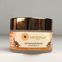 ARM Pearl Beauty Hair Removal Powder – Shankh Bhasma Formula | 20g | Ayurvedic Post-Wax Herbal Powder | Reduces Hair Regrowth | Safe for All Skin Types | Paraben-Free, Natural-31