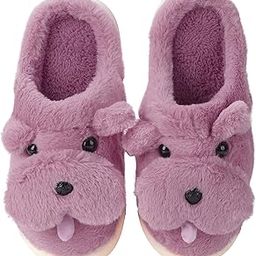 Women's Winter Home Indoor Puppy Dog Design Fur Slipper-image-57