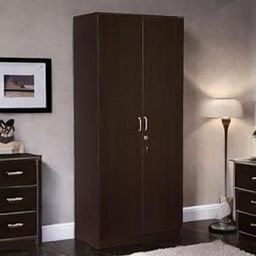 illfordd furniture 2 Door with Storage Locker and Drawer /2 Door Wardrobe for Clothes /2 Door Wardrobe for Bedroom-20