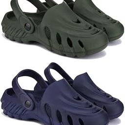 WINGSCRAFT Lightweight Classic Clogs || Sandals with Slider for Men-Combo(2)-3137-3135-picture-15