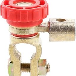 THE STYLE SUTRA® Heavy Duty Battery Disconnect Isolator Cut Off Power Link Switch 12V 24V Universal Type 60x55mm Random Knob Color-22