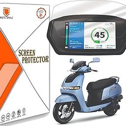 Protectorwala TVS IQUBE BASE MODEL DIGITAL Screen Guard Protector Accessories Motorcycle Digital Console Speedometer- Clear-image-21