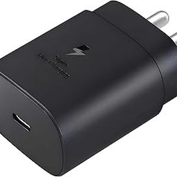Samsung 25W PD Super-Fast C-Type Charging Adapter Compatible with Galaxy M36, S24 fe, A35, A56, F56, A16, A26, M56, M35, A36, M15, A34, F16, F06, Tablet | 25Watt Travel Adaptor PD Quick Charge, Black-image-54