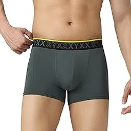 xyxx Men's Zest Tactel Elastane Stretch Solid Trunks with No Marks Waistband & 8X Quick Dry-picture-35