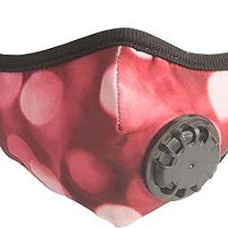 Smog Guard SG N99 Anti-Pollution Face Mask with Two Valves | Reusable & Washable | Military Grade Protection | Medium Size | For Men & Women Polka Dots-15