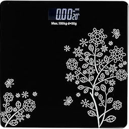 SMITHOME Electronic Thick Tempered Glass LCD Display Digital Personal Bathroom Health Body Weight Weighing Scales For Body Weight,weight machine for human body (black- flower)-image-66