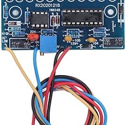 LED Audio Level Indicator Module, 10 Segment Level Indicator Board with 11 Piece 3mm LEDs Preamplifier Level Indicator Module Sound Level Indicator Board for VU Meter Preamplifier-11