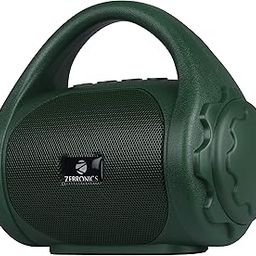 Zebronics ZEB-COUNTY 3W Wireless Bluetooth Portable Speaker With Supporting Carry Handle, USB, SD Card, AUX, FM & Call Function. (Green)-9