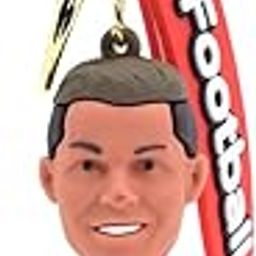 Daiyamondo Cheers on Your Team With Football Player Ronaldo Messi 3D Rubber keychain With Long Ribbon - A Vibrant Accessory for Soccer Fans and Collectors-3
