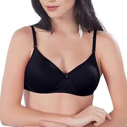Women's Polycotton Full Coverage Padded T-Shirt Bra-picture-28