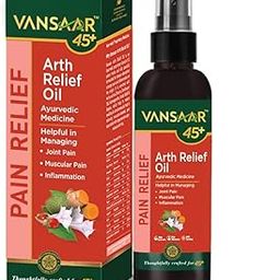 VANSAAR Arth Relief Oil - 100ml| Ayurvedic Pain Relief Oil with Spray| Suitable for Joint pain, Muscle pain and Inflammation | High Absorption-image-89