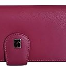 Pink Colour Genuine Leather Wallet Purse Clutch for Women-image-15
