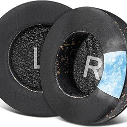 SOULWIT Earpads Replacement for AKG Pro Audio K52 K72 K92 M220 K240 K241 K242 K271 K272 K340 K550 K551 K553 S MKII MK2, Ear Pads Cushions with Noise Isolation Foam - K550 CG Black Gold-19
