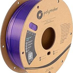Polymaker Dual Color Silk PLA Filament 1.75mm Gold-Purple, Coextrusion Shiny PLA 3D Printer Filament Dichromatic 1kg - Silk Filament 1.75 PLA 2 Colors, Dimensional Accuracy +/- 0.03mm (Sovereign)-picture-22