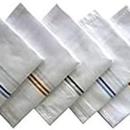 Cotton Handkerchief For Men, Soft Hanky Kerchief Set - Pack of 6-image-15