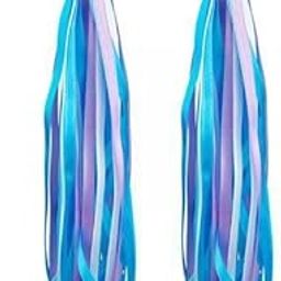 MERISHOPP® 4xKids Bike Streamers Bicycle Handlebar Streamers for Riding Accessories Decor Blue White Purple | Sporting Goods | Cycling | Bicycle Accessories | Other Bicycle Accessories-image-45