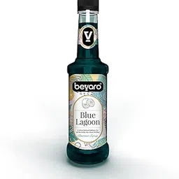 Bevaro Blue Lagoon Syrup - 300ml | Refreshing Gourmet Syrup for Crafting Cocktails, Mocktails, Mixers, Ice Crushers, and Tropical Beverages | Perfect for Home Bars, Parties, and Events-picture-1