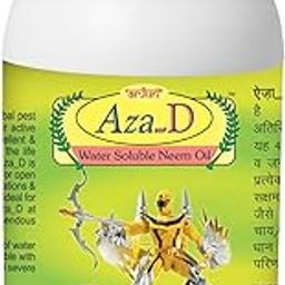 Aza-D Water Soluble Neem Oil for Plants – 100ml | Azadirachtin-Based Organic Pest Control Spray | Herbal Insect Repellent & Growth Promoter | Eco-Friendly for All Crops & Gardening-image-43