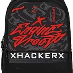 HACKER Edition Laptop Backpack with 2 Secret Pockets – Black | Water-Resistant & Stylish | Bottle Holder, Organizer | School Bag for Boys & Girls | College, Office & Travel Backpack-2