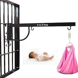 Window Cradle Metal Portable Hanger/ghodiyu/Baby Cradle/jhula/parna/Baby Sleeping Swing (Jhula not Include)-picture-31