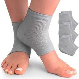 ULTRINA Crack Cotton Foot Protector Moisturizing Socks with Spa Gel Heel Pain Relief Silicone Gel Pad Heel with Spa Botanical for Men and Women Cotton Socks [PACK OF 1]-image-2