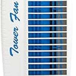 ANVORA Breeze Max Tower Fan | High air throw of 2250 m3/hr | TOP safety and 3 Speed - 2 Way Air Swing | Blue White-image-37