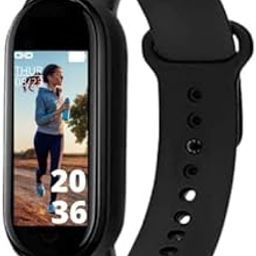 TRIDEO 𝟏𝟓 𝐘𝐄𝐀𝐑𝐒 𝐖𝐀𝐑𝐑𝐀𝐍𝐓𝐘 M7 Smart Band: a Waterproof Fitness Tracker Featuring Heart Rate and Blood Pressure Monitoring, Sleep Analysis, Step Counting, and Multi-Activity Tracking-picture-1