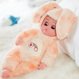 Kriva Export Cute Looking Musical Rhyming Babydoll,Big Stroller Dolls, Laughing and Singing Soft Push Stuffed Talking Doll Baby Girl Toy for Kids (Multicolor)-2