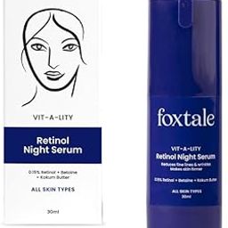 Foxtale 0.15% Beginner Friendly Retinol Night Serum | Anti-Aging Night Cream | Reduces Fine Lines and Wrinkles | No Purging | For Younger-looking Skin | Men & Women | All Skin Types - 30 ml-picture-37