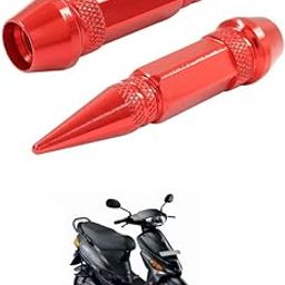 LOVMOTO Universal 2PC Spiked Aluminum Stem Valve Caps Dustproof Tire Wheel Stem Caps for Cars,SUVs,Trucks Bicycles and Motorcycles Comfortable with E-SPR-int-image-16