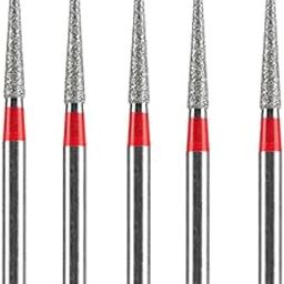 Healix Taper Conical End | TC Dental diamond burs | coated with fine diamond particles | primarily used in dentistry for precise cavity preparation and contouring of hard dental tissues (TC-11F)-2