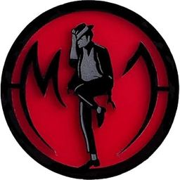 The Logo Man MJ Michael Jackson 3D Sticker Car Bike Logo Decal Emblem, Pack of 1, Multicolour-image-45