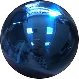 JforSJizT 6 inch Diameter Blue Gazing Ball,Blue Stainless Steel Polished Reflective Smooth Garden Sphere Globe Mirror,Colorful and Shiny Addition to Any Garden or Home-image-83