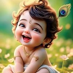 DigitalMantra bal krishna paper posters for pregnant women | krishna poster | laddu gopal poster | religious posters Multicolor 12 x 18 Inches (K)-image-98