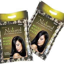 Natural Heena Hair pack 200 gm each (Pack of 2)-52