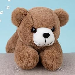 Mirada Floppy Bear Soft Toy - Brown Plush Stuffed Animal for Kids, Boys & Girls 21cm-30