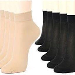 Skin Ultra-Thin Transparent Nylon Summer Skin Socks For Women/Girl'S (Ankle Length) Without thumb Net solid plain socks for Womens/Girls indoor outdoor Socks-image-27
