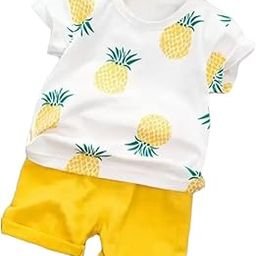 Krishn T-Shirt and Shorts Set | Kids Printed Dress | White with Yellow-picture-43