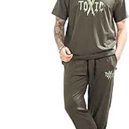 weet Cotton T-Shirt and Pyjama Set for Men,Night Wear for Men,Men's Pyjama Set 129-picture-34