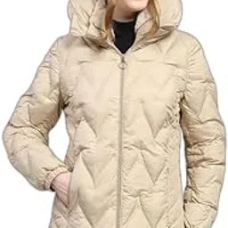 monte carlo Women's Regular Fit Jacket | Solid Pattern | Zip Closure with Full Sleeve Hooded Neck Winter Outerwear for Women-picture-5