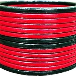 KANGANAS Lac Lakh Lahethi Bangles for women Red Green 7-7 chudi Traditional Hari Patti Chuda set-image-1