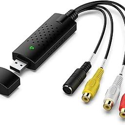 Easy Capture USB Video Capture Adapter VCR, Camcorders, VHS, PAL, DVD, Audio to PC S-Video Windows PC-31