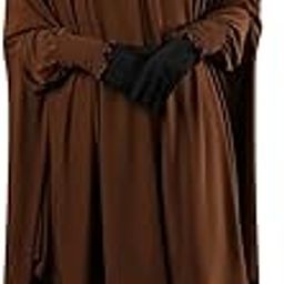 Women Stretchable Jersey Smoking Sleeve Jilbab Cum Prayer khimar Hijab (Free Size)-image-71