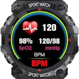 Rambot Smart Watch Information Reminds, Big Screen Monitoring Heart Rate Sports Watch for All Mens/Womens-picture-47